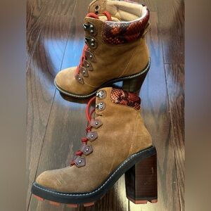 Aldo Brown high heel boots